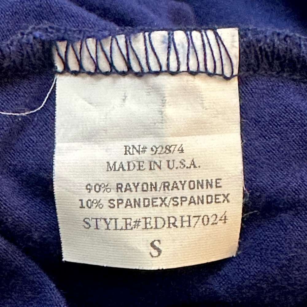 ๐ Ella Moss Ruffle Detail Jersey Knit Dress Sz S #D3 - Picture 5 of 5